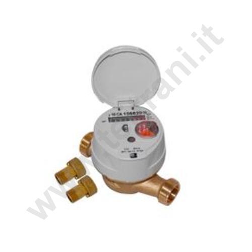 01605 - AEFFE CONTATORE ACQUA FREDDA QUADRANTE ASCIUTTO 8 RULLI BOSCO 1/2'