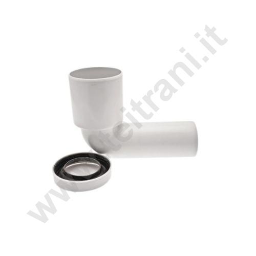 243085 - PP CURVA WC PER VASO SOSPESO D. 90