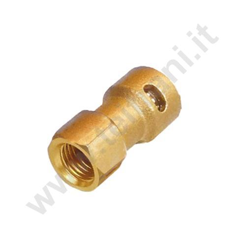 107930 - GIUNTO AD INNESTO PER RAME CONDIZIONAMENTO 1/4' FILETTATO x 1/4