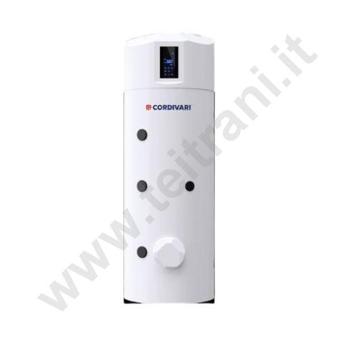 3181162330126 - CORDIVARI SCALDACQUA A POMPA DI CALORE BOLLYTERM HP2 NET LITRI 300 CON COIBENTAZIONE RIGIDA DUE SCAMBIATORI INTEGRATIVI UNIVERSALI - WI-FI