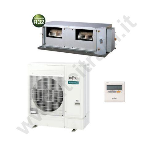 3NGF89815 - FUJITSU MONOSPLIT CANALIZZABILE KH 54000 BTU MODELLO ARXG 54 KHTB GAS R32 DC INVERTER CON COMANDO A FILO 400v