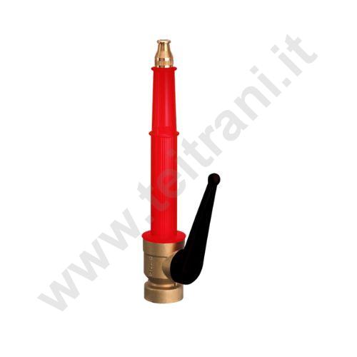 05349 - LANCIA ANTINCENDIO MISTRAL UGELLO OTTONE DN.70 - UNI 11423