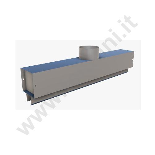 PLDL1FSC20B600P120 - PLENUM DL PER DIFFUSORE A SCOMPARSA L.600 CON ATTACCO POSTERIORE D.120